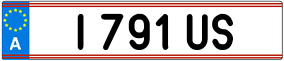 Truck License Plate